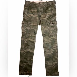 VINTAGE Y2K Abercrombie & Fitch Camouflage Cargo Pants 32x34